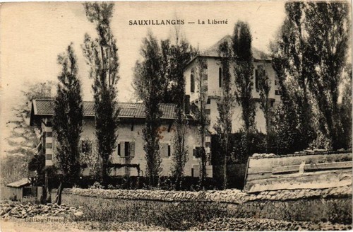Cpa sauxillanges la liberte - cpa,