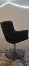 6 fauteuil vintage en matière skaï de haute qualité , support pivotant année 70