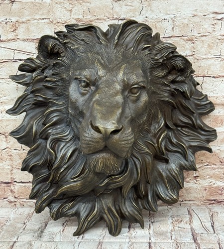 Grande tête lion - grande, de