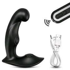 Neuf Masseur Prostate Vibrant Télécommandé Homme Usb 10 Vibrations Sextoy