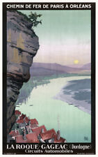 Affiche chemin de fer PO - La Roque-Gageac (DR*)