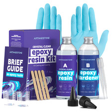 Crystal clear epoxy resin kit - crystal,