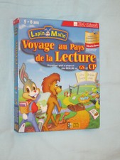 Jeu Vidéo Lapin Malin Voyage Pays Lecture Français CD-ROM PC Windows 95/98