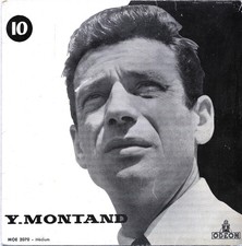 Yves Montand : La Marie-Vison +3 [Vinyle 45 tours 7" EP] 1956 - TRES BON ETAT
