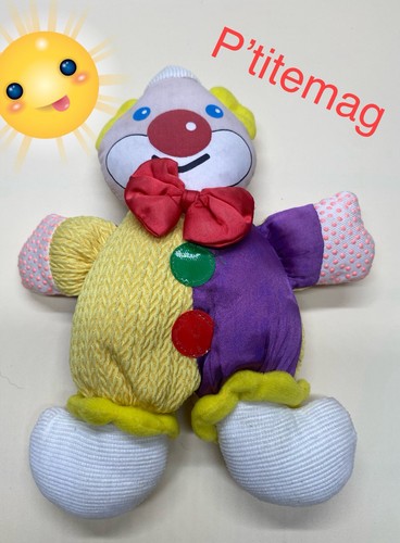 Ancien doudou peluche - ancien, clown