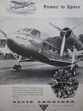 8/1955 PUB ALVIS LEONIDES AERO