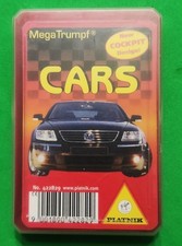 PIATNIK  Jeu de cartes Quatuor   Quartett  Mega Trumpf  " CAR "