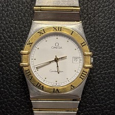 Montre Oméga Constellation Or Et Acier Mouvement Quartz Pour Homme 