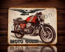 plaque métal vintage Moto Guzzi 750 S3