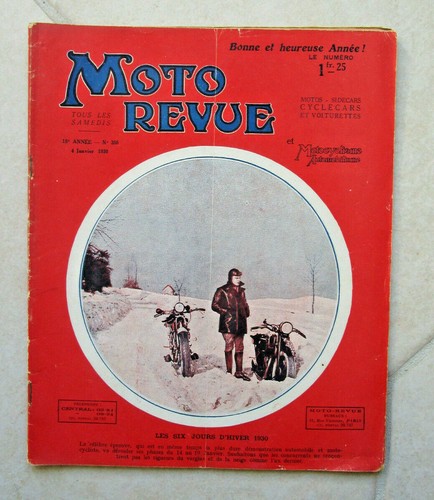 Moto revue 356 4 janvier - revue, ;