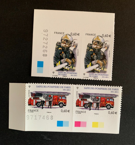 Timbres france 2011 601 602 - timbres,