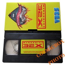 Cassette video SEGA MegaDrive 32X heart of the system vhs pub mega cd sonic doom