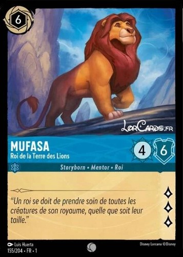 Carte lorcana disney chapitre - disney,