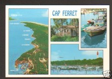 CAP FERRET (33) PHARE ,VILLAS aérienne & BATEAUX
