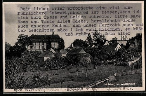 Carte postale molsberg - carte, le