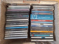 Lot XXL de 98 CD audio - Musique classique / Variété française / Jazz / Rock..