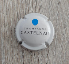 Capsule de champagne CASTELNAU - Blanc, goutte bleue - Depuis 1916