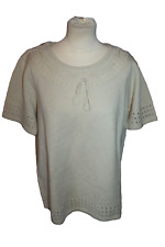 HAUT PULL FEMME  °°°  DAMART   °°°  AJOURE . TAILLE 46/48