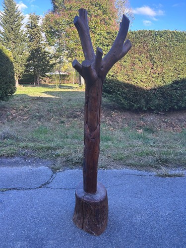 Porte manteau art populaire - manteau,