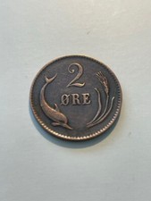 Pièce monnaie Danemark 2 Ore 1860