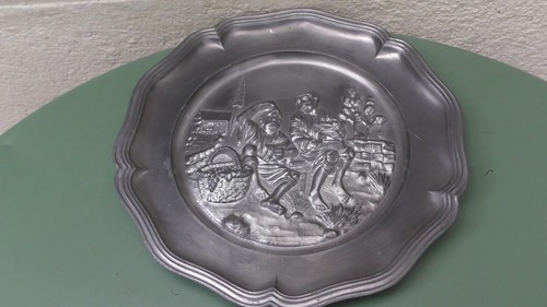 Assiette vintage française - , en