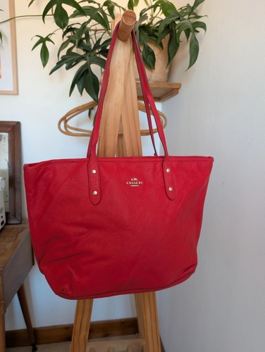 Sac cabas coach - sac, rouge