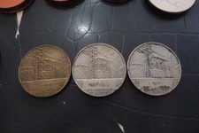 3 MEDAILLES EDF GDF 25 ANS grav K . DROPSY