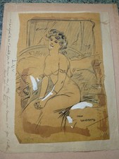 Dessin original à l'encre de