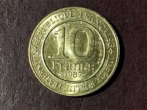 France monnaie francs 1987 - 10,