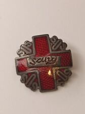 Insigne Croix-Rouge Don Du « Sang » Émaillé rouge et argent Vintage collection o