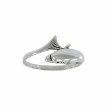 Bague Enroulée Dauphin En