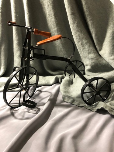 Metal tricycle wood - metal, &