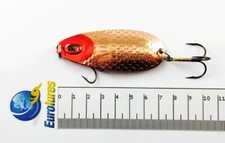 Cuiller Ondulante Rublex "EIRA" 30 grammes (coloris or et rouge)