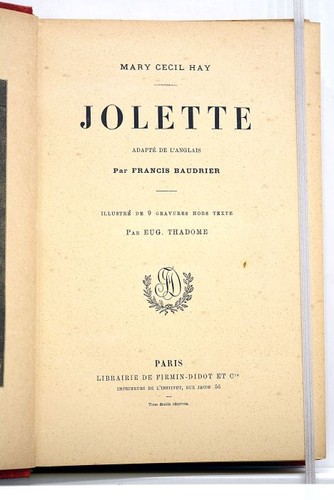 Livre ancien hay jolette roman - livre,