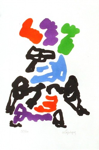 Charles lapicque lithographie - lapicque,