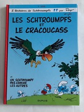 Peyo - schtroumpfs smurfs - album "Le cracoucass" dédicacé studio Peyo