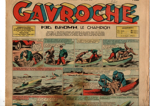Gavroche hebdomadaire - gavroche, n°44.