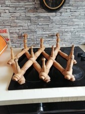 Patere Porte Manteaux Extansible Accordeon Bois Style Bambou 1900