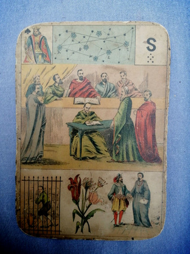 Ancienne carte tarot - ancienne,