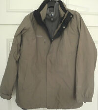 Parka Columbia beige avec sa veste polaire grise grand L / XL toutes saisons