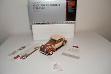 A32 1:24 CMC MODELCARS AUDI 920 CABRIOLET 1938-1940 BROWN CREAM MIB RARE !