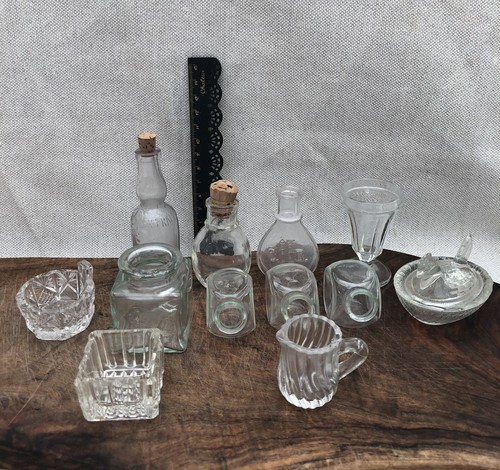 Lot objets verre maison - objets,