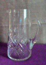 ANCIEN PICHET EN CRISTAL TAILLE ST LOUIS MODELE CHANTILLY