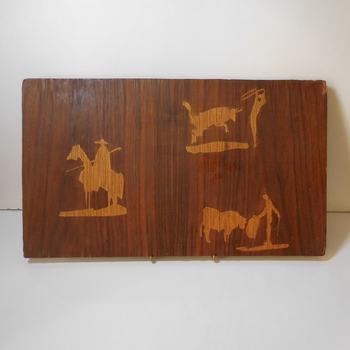 Tableau bois marqueterie