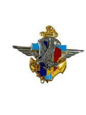 Insigne OPEX. Transmissions Parachutistes. Opération Épervier Tchad. Par Destrée