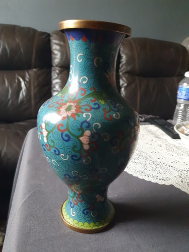 Vase chinois cloisonné - vase, en