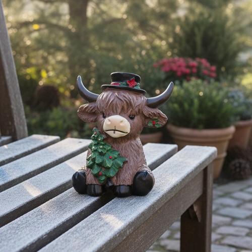 Statue vache résine - statue,