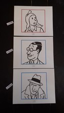 (29) strip dessin planche TINTIN  à l'unité au choix