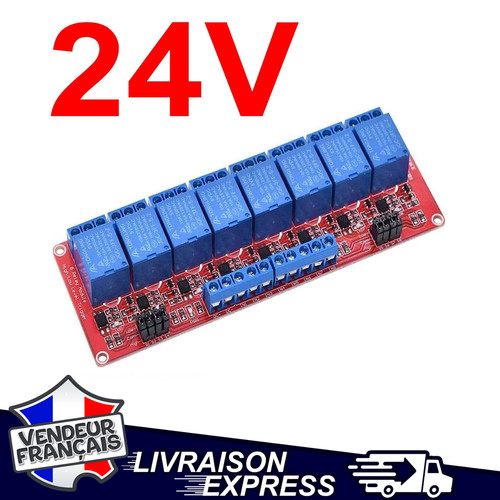 Module relais 24v canal - module, 8