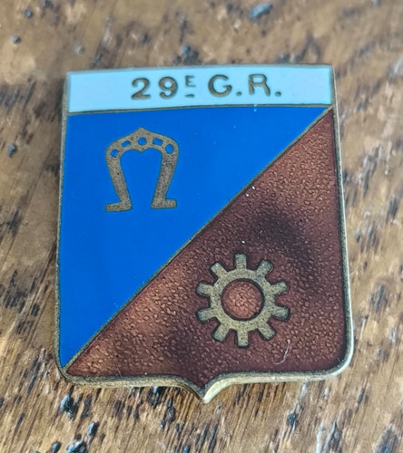 Insigne wwii gr groupe - 29°,